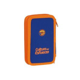 Plumier Escolar Safta Valencia Basket Club Doble Cremallera 28 Piezas 125x40x195 mm