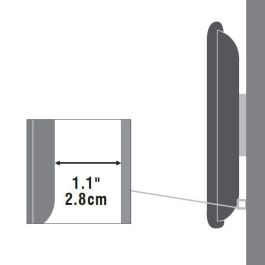 Vivolink Soporte de Pared Grande Pro para TV/Monitor, Máx. 80 kg, VESA hasta 800x400, Diseño Delgado 28mm
