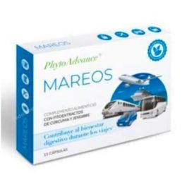 Phytoadvance Mareos 15 Cápsulas para Vómitos y Mareo en Viajes, con Cúrcuma y Jengibre Precio: 10.5000005. SKU: B1CN67NTN7