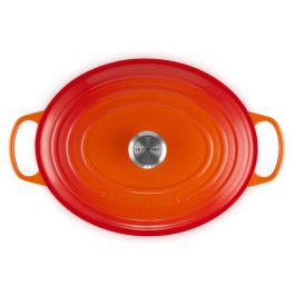 Le Creuset Signature Bräter Ofenrot Oval 33 cm