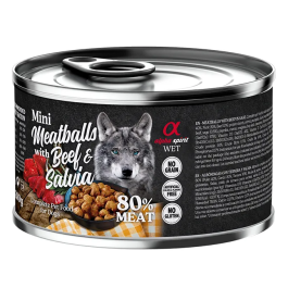 Alpha Spirit Albondigas Ternera Con Salvia 6x200 gr Precio: 8.69. SKU: B1GELTEPML