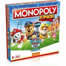 Winning Moves Paw Patrol Junior Monopoly - HAS1698740123917 - Juego de mesa con personajes de la Patrulla Canina