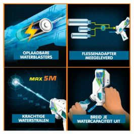 Silverlit HYDROMAD MINI BLASTER PACK 2 Pistola de Agua Electrónica - A partir de 8 años - AAAPP08888