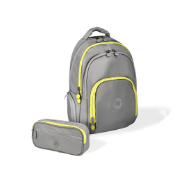 Antartik Fusion Flex Mochila Multibolsillo Gris 19L 450x180x300 mm Impermeable con Compartimento Portátil