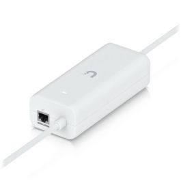 Ubiquiti Adaptador AC con PoE Integrado, 10 GbE, Tipo-C 5V 5A, PoE+ 48V 0.65A, para UniFi Cloud Gateway