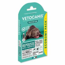 VETOCANIS 8 Pipetas antipulgas y anti-garrapatas - Para perros grandes 20-40 kg - 4x 1 mes de protección Precio: 26.79000016. SKU: B1C9356DBS