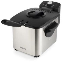 H.Koenig DFX500 Freidora Eléctrica 3L - 2200W - Termostato Regulable - Cuerpo Acero Inoxidable - Cesta Extraíble Precio: 77.69000052. SKU: B1BE37Y7XH