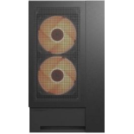 COUGAR OmnyX Torre Midi PC Gaming ARGB Negra - Compatible ATX, micro ATX, Mini-ITX con ventana lateral