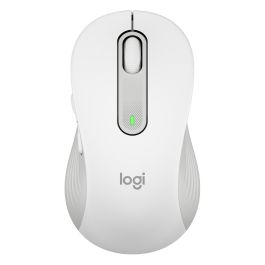 Logitech Signature M650 L Ratón Inalámbrico Bluetooth Bolt USB Receptor, Blanco, Diseñado para Mano Derecha, Tamaño L