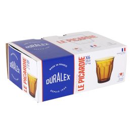 Duralex Set 6 Vasos Picardie 25 Cl Ambar (12 Cajas)