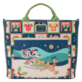 Loungefly Bolso Mochila Mickey & Minnie Holiday Disney – Convertible a Bolso, 33x27,9x7,6cm, Piel Sintética con Apliques y Bordados Precio: 63.78999968. SKU: B1ENPTVZKC