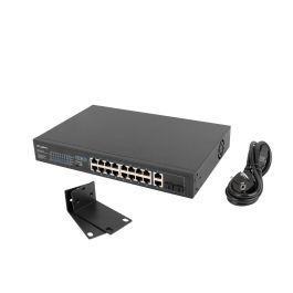 Lanberg Switch 18 Puertos 100Mb 16Xpoe+ Con 2 Puertos Combo Gbps y PoE+ 150W Rack 19" Precio: 140.49999942. SKU: S5615275