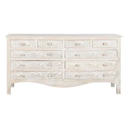 Comoda Romantico DKD Home Decor Blanco Natural 41 x 75 x 145 cm