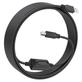 Cable Alargador USB 2.0 con Amplificador Aisens A101-0881/ USB Macho - USB Tipo-B Macho/ 10m/ Negro Cable Alargador USB 2.0 con Amplificador Aisens A101-0881/ USB Macho - USB Tipo-B Macho/ 10m/ Negro