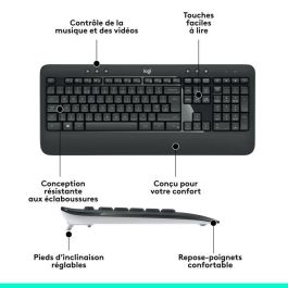 Logitech MK540 Advanced Combo Teclado y Ratón Inalámbrico con Receptor Unifying FR