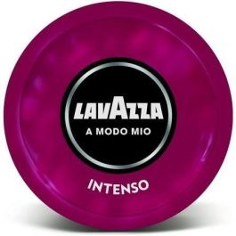 Lavazza 08602 Cápsula de café Intensamente para máquinas A Modo Mio, blend de gran cuerpo y sabor excepcionalmente lleno, caja de 16.