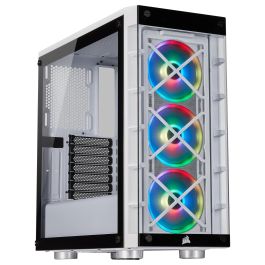 Corsair Midi Crystal 465X Smart Case Vidrio Templado Blanco CC-9011189-WW