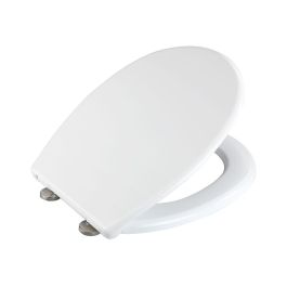 Wenko Tapa de WC Vorno Neo, Blanco 37x46cm 24571100, Sujeción Acero Inoxidable Fix-Clip, Easy-Close Precio: 35.89999941. SKU: S7918670