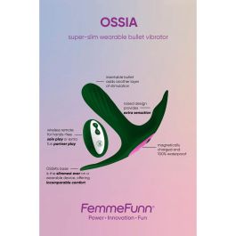 Vibrador Punto G FemmeFunn Ossia Verde Vibrador Punto G FemmeFunn Ossia Verde