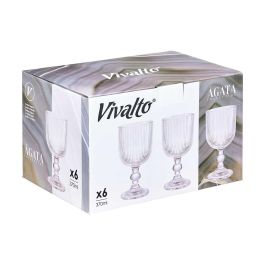 Copa Transparente Rayas 370 ml Vivalto - Vidrio 8.7x16.3x8.7 cm (24 Unidades) Copa Transparente Rayas 370 ml Vivalto - Vidrio 8.7x16.3x8.7 cm (24 Unidades)