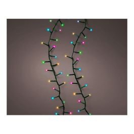Guirnalda LED Compact 500 Luces Multicolor Pastel Parpadeante, Cable Verde 16m - Exterior IP44 con 8 Funciones
