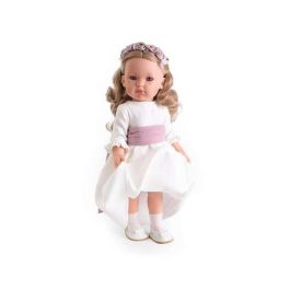 Muñeca comunión bella rubia, con diadema y pendientes 45 cm Muñeca comunión bella rubia, con diadema y pendientes 45 cm