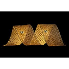 DKD Home Decor Lámpara Techo Balines Bambú Natural 30 x 30 x 80 cm E27