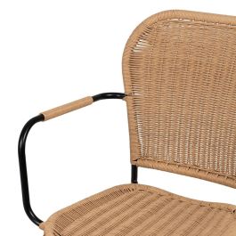 Silla Natural Pe-Acero Salón 57 X 57 X 87 cm