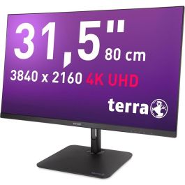 Terra Monitor 31.5" (80cm) 4K IPS 5ms con HDMI DP USB-C RJ45 Altavoces Negro