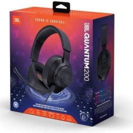 Auriculares Gaming con Micrófono JBL Quantum 200/ Jack 3.5/ Negros Auriculares Gaming con Micrófono JBL Quantum 200/ Jack 3.5/ Negros