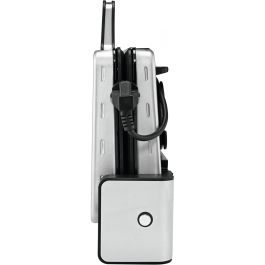 WMF 0415110011 Kontaktgrill Lono 2en1 Plancha para Parrilla Eléctrica, Negro y Acero Inoxidable, 2100W