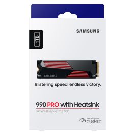 Samsung SSD M.2 1TB 990 PRO NVMe PCIe 4.0 x4 MZ-V9P1T0 con disipador