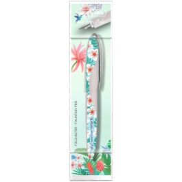 Herlitz my.pen style Ladylike Multicolor Pluma estilográfica ambidiestra con sistema de cartucho y clip metálico