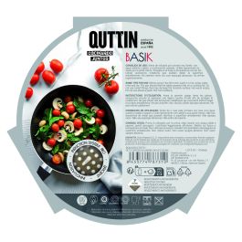 Set de 3 Sartenes de Aluminio para Inducción Basik Quttin - Inde (4 Cajas) Set de 3 Sartenes de Aluminio para Inducción Basik Quttin - Inde (4 Cajas)