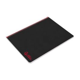 Cuaderno Espiral Liderpapel A4 Wonder Tapa Plastico 80H 90 gr Pauta Estrecha 2,5 mm Con Margen Color Negro Cuaderno Espiral Liderpapel A4 Wonder Tapa Plastico 80H 90 gr Pauta Estrecha 2,5 mm Con Margen Color Negro
