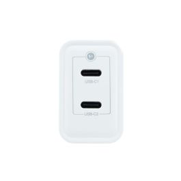 COOLBOX CARGADOR GAN 35W USB-C/USB-C PARED