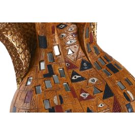 DKD Home Decor Figura Dama Amarillo 18.5 x 31 x 21.5 cm Resina