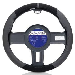 Sparco SPCS130BK Funda de Volante Negra 38 cm Universal PVC Ante Caucho, Agarre Cómodo, Fácil Instalación Sparco SPCS130BK Funda de Volante Negra 38 cm Universal PVC Ante Caucho, Agarre Cómodo, Fácil Instalación