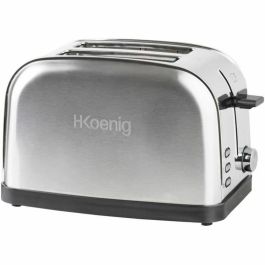 Hkoenig TOS7 Tostadora de dos rebanadas, 850 W, Acero inoxidable