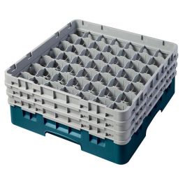 CAMBRO - 49S638-414 - Cesta de lavado 49 comp. 3 alturas - 6 cm Ø máx. - alt. máx. 17,6 cm - 50 x 50 x 22,5 cm - Cerceta Precio: 90.49999948. SKU: B18HDV4SNR