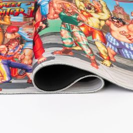 ERIK Alfombrilla Gaming Street Fighter XL 80x35cm, Tapete impermeable de alta densidad con base antideslizante para teclado y ratón