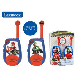 Lexibook Walkie-talkies digitales Mario Kart, Alcance 2 km, Función Código Morse para Niños, Diseño con Héroes Favoritos Precio: 54.94999983. SKU: B1DMED2SMB