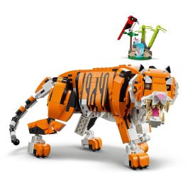 LEGO 31129 Creator 3 en 1 Su Majestad el Tigre, Set de Construcción de Juguetes de Animales para Niños y Niñas 9+ años