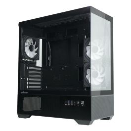 Zalman ZAL8800263650484 Caja PC Semitorre CHRONIX Formato ATX Negra Sin Fuente de Alimentación