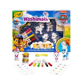 Crayola 74-0290 Washimals Patrulla Canina Set 4 Mascotas Decorar y Lavar Chase, Rubble, Marshall, Skye + Rotuladores Cepillo Pegatinas +3 Años Precio: 20.50000029. SKU: B18BWRMGML