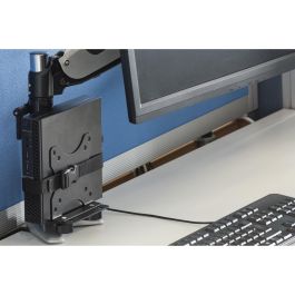 Digitus Soporte Multifuncional para Mini PC de Escritorio, Negro, Abrazadera, 5 kg, 75x75/100x100 mm