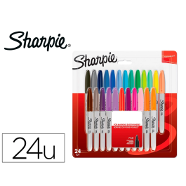 Sharpie Rotulador Permanente Fino Blister 24 Unidades Colores Surtidos Precio: 33.4999995. SKU: S8417488