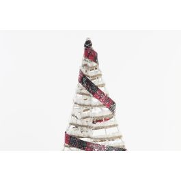 DKD Home Decor Árbol de Navidad Alpina con Luz LED y Ratán, Natural y Blanco, 60x29x12 cm DKD Home Decor Árbol de Navidad Alpina con Luz LED y Ratán, Natural y Blanco, 60x29x12 cm
