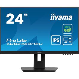 iiyama XUB2463HSU-B1 Monitor ProLite 24" FHD IPS 1920x1080 100Hz 3ms HDMI DP USB Pivot Negro