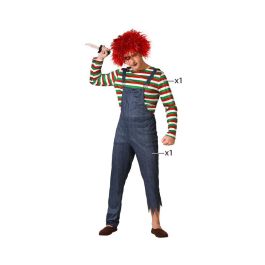 Disfraz Muñeco Maldito Multicolor Halloween Hombre Adulto Talla XS-S